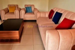 2large Sofas 2side sofas 1big table and 2small table 1dinning table 6dinning chairs Barcony 4chairs and 1table - Image 6